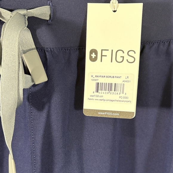 NWT Figs mayfair Deep Blue Cargo Pants - Picture 2 of 9